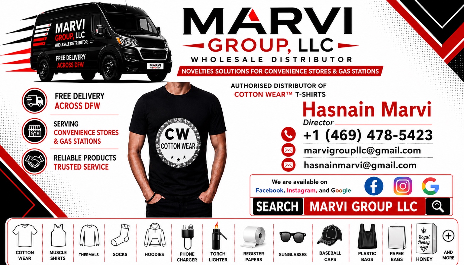 MARVI business card
